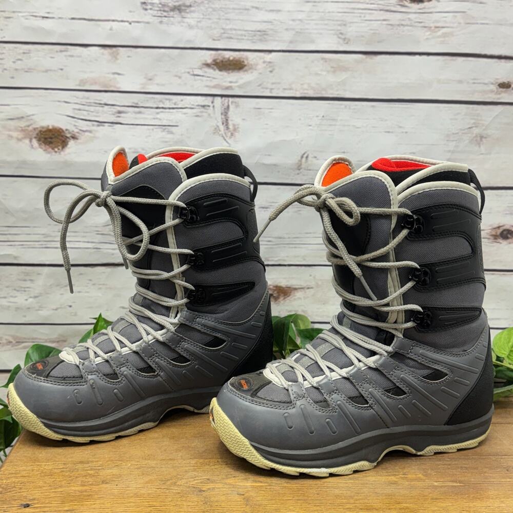 RIDE Woman’s Size 9 Snowboarding Boots Snow Board Winter Downhill Sports Gray - Picture 4 of 13